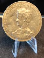 Penning Inhuldiging Wilhelmina 1898, Postzegels en Munten, Penningen en Medailles, Ophalen of Verzenden, Overige materialen