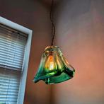 Vintage Val Saint Lambert stijl glazen hanglamp., Ophalen of Verzenden, Zo goed als nieuw, Minder dan 50 cm