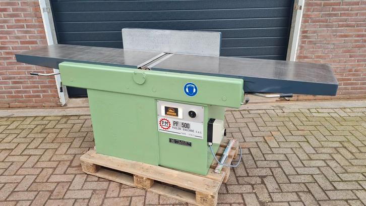Paoloni 500mm vlakbank schaafmachine ook scm casadei panhans, Doe-het-zelf en Verbouw, Schaafmachines, Zo goed als nieuw, Ophalen of Verzenden