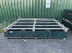 25 meter dubbelstaafmat met poort - 200cm hoog – B-keus, Met poort, Nieuw, Dubbelstaafmat hekwerk, Ophalen of Verzenden