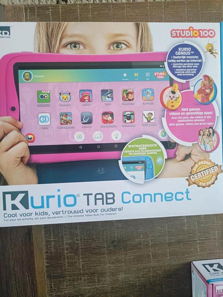 Kurio Tab Connect Studio 100 roze 7 inch  16 GB, Computers en Software, Android Tablets, Zo goed als nieuw, 16 GB, Ophalen of Verzenden