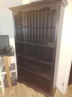 Mooie zwarte houten boekenkast, Huis en Inrichting, Kasten | Boekenkasten, Ophalen, Met plank(en), Gebruikt, 100 tot 150 cm