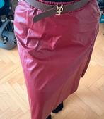 Lange Roze Leren Rok maat M, Maat 38/40 (M), Verzenden, Zo goed als nieuw, Roze