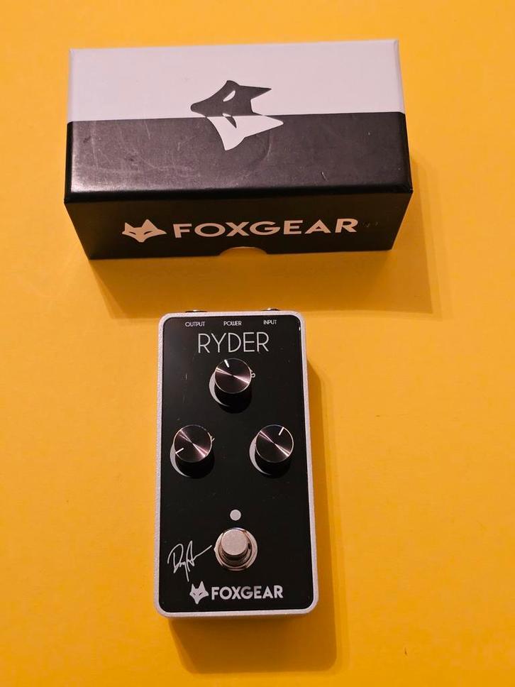 Foxgear Ryder Overdrive, Muziek en Instrumenten, Effecten, Zo goed als nieuw, Distortion, Overdrive of Fuzz, Ophalen of Verzenden
