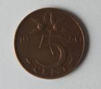 2 Stuivers 1950, Verzenden, Koningin Juliana, 5 cent, Setje
