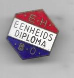 EMAILE EENHEIDSDIPLOMA E.H.B.O. BROCHE SPELD, Verzenden, Gebruikt, Merk, Speldje of Pin