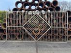 2293. Rvs poort, Tuin en Terras, Tuinpoorten, Ophalen, Gebruikt, Staal, 200 cm of meer