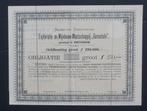 Exploratie- en Mijnbouw Mij Gorontalo (Celebes / Ned.Indie), Verzenden, Voor 1920, Obligatie of Lening