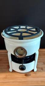 Emaille petroleumstel creme zwart 1 pits, Antiek en Kunst, Antiek | Emaille, Ophalen of Verzenden