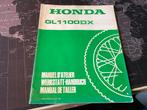 Honda GL1100DX Werkplaatshandboek, Motoren, Ophalen of Verzenden, Honda