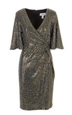 Joseph Ribkoff prachtig getailleerde glitter jurk mt 36/S