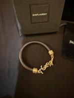 Yves Saint Laurent Armband - Zwart met Gouden Details, Zwart, Leer, Ophalen of Verzenden, Zo goed als nieuw