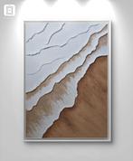 Textuur Schilderij Strand - Goed Doel, Ophalen of Verzenden