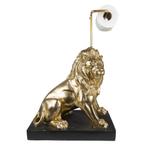leeuw lamp tafellamp bureaulamp goud blauw lampenkap, Nieuw, Ophalen of Verzenden, 50 tot 75 cm