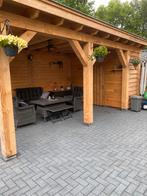 Robuuste stevige overkapping met berging, Tuin en Terras, Ophalen, Zo goed als nieuw