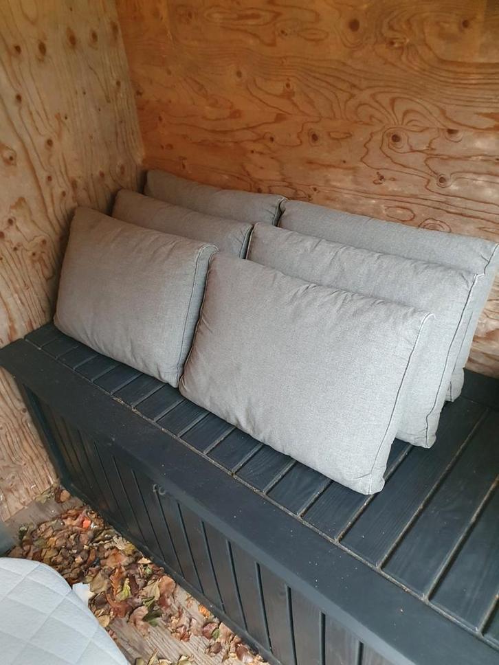 Kussens loungebank, Tuin en Terras, Tuinmeubel-accessoires, Zo goed als nieuw, Ophalen