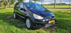 Ford S-Max 2.0 16V 107KW 2007 Blauw 7 zitter trekhaak airco, Voorwielaandrijving, 145 pk, Stof, Zwart