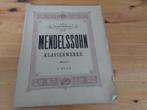 Mendelssohn - klavierwerke / compositions / harmonium, Gebruikt, Klassiek, Ophalen of Verzenden, Artiest of Componist