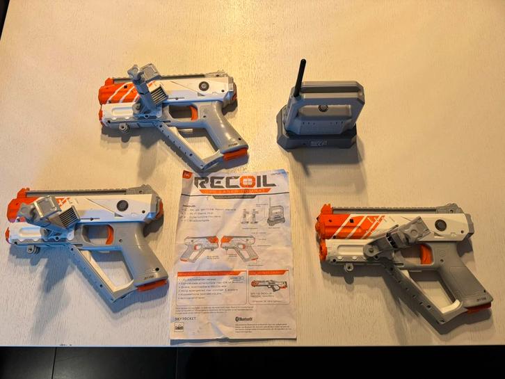 Recoil GPS Laser Combat set, Kinderen en Baby's, Speelgoed | Bouwstenen, Zo goed als nieuw, Ophalen of Verzenden