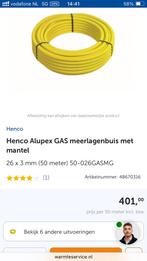 Henco alupex gas 26x3 , 40 meter. Nieuw op rol., Ophalen of Verzenden