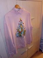 Leuke roze hoodie met merry catmas erop maat XL, Ophalen of Verzenden, Zo goed als nieuw, Roze, Trui of Vest