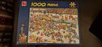 Jan van Haasteren Puzzel – 1000 stukjes – motorrace, Ophalen of Verzenden, 500 t/m 1500 stukjes, Gebruikt