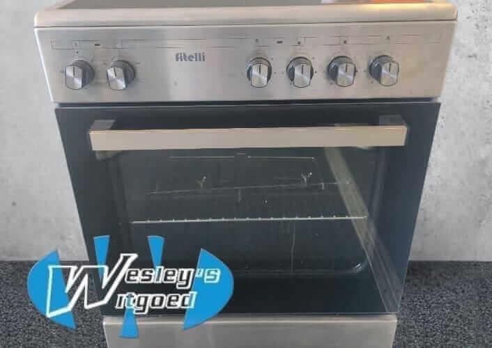 Fitelli FK6001RVS Keramisch Fornuis – 12 maanden garantie​, Witgoed en Apparatuur, Fornuizen