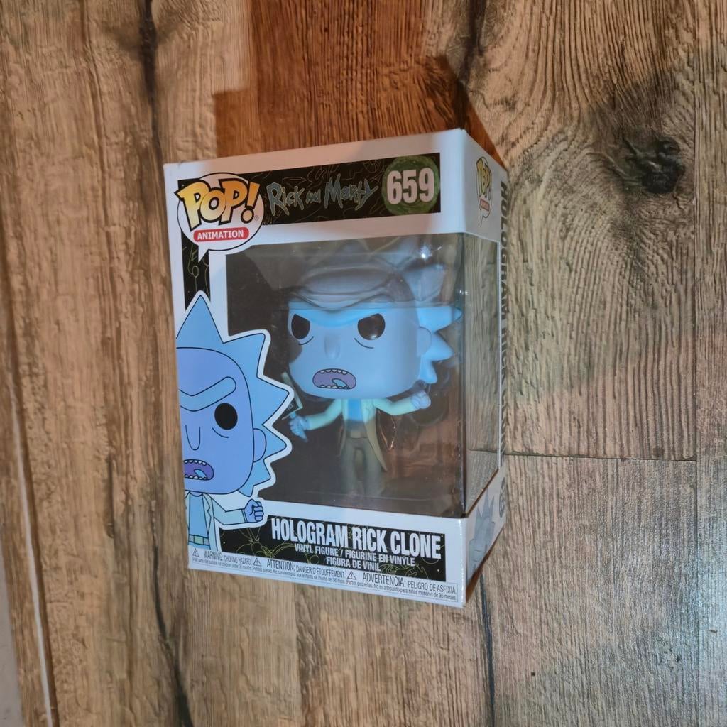 Funko POP! Rick and Morty - Hologram Rick Clone (659), Ophalen of Verzenden, Nieuw
