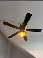 Plafondventilator Mistral Magna - Zwart/Goud, Ophalen, Zo goed als nieuw, Metaal, Minder dan 50 cm