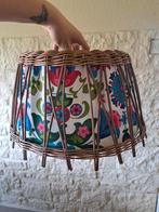 Super leuke vintage lampenkap!, Huis en Inrichting, Lampen | Lampenkappen, Minder dan 25 cm, Rond, Ophalen of Verzenden, Zo goed als nieuw