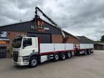 DAF CF 480 8X2 KENNIS K16R3 Kraan Combi 234.610KM + PACTON, Automaat, Euro 6, Wit, Origineel Nederlands
