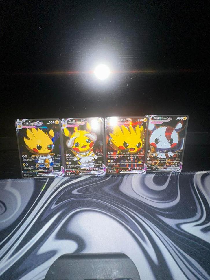 Zeldzame Proxy Pikachu Kaarten Set, Hobby en Vrije tijd, Verzamelkaartspellen | Pokémon, Zo goed als nieuw, Losse kaart, Foil