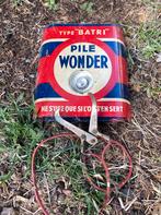 Pile wonder batterij tester reclamebord metaal, Verzamelen, Merken en Reclamevoorwerpen, Ok, Reclamebord, Gebruikt, Ok