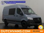 Mercedes-Benz Sprinter 316CDI L2H2 Dubbele Cabine | 2xSchuif, Auto's, Bestelauto's, Parkeercamera, Stof, Gebruikt, Zwart