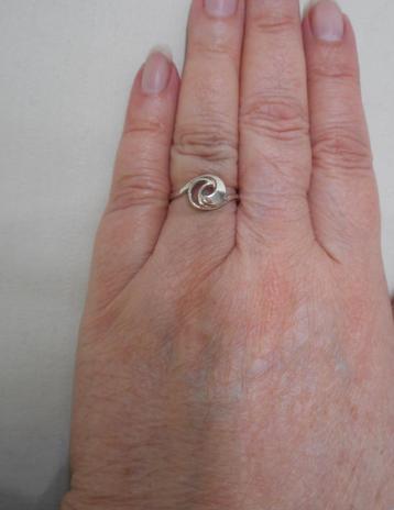 Zilveren fantasie ring maat 16.5 nr.1123 beschikbaar voor biedingen