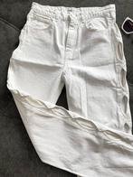 Witte denim broek, Zo goed als nieuw, Lang, Ophalen, Maat 38/40 (M)