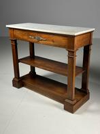 Franse sidetable 19e eeuw marmer, Ophalen