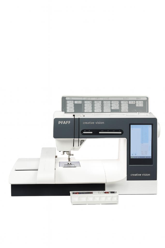 Pfaff creative vision 5.0 Naai-Borduur machine, Hobby en Vrije tijd, Naaimachines en Toebehoren, Gebruikt, Naaimachine, Pfaff