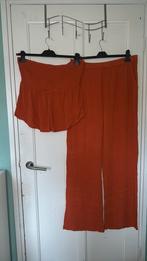Pretty little thing oranje rood pak maat xl, Kleding | Dames, Verzenden, Zo goed als nieuw, Maat 42/44 (L), Rood
