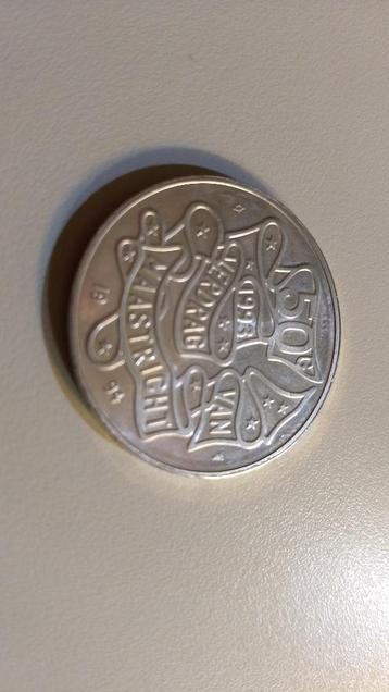 Zilveren 50 gulden uit 1994 beschikbaar voor biedingen