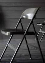 FRODE Ikea klapstoel donkergroen metaal, Huis en Inrichting, Stoelen, Ophalen, Gebruikt, Overige kleuren, Metaal