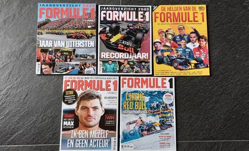 Kavel van 5 F1 tijdschriften Jaaroverzicht Formule één Max, Boeken, Auto's | Folders en Tijdschriften, Zo goed als nieuw, Algemeen