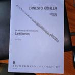 Ernesto Köhler - Opus 93 Heft 2 - dwarsluit, Muziek en Instrumenten, Ophalen of Verzenden