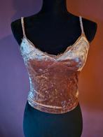 Velvet top. S, Verzenden, Zo goed als nieuw, Roze, Maat 36 (S)