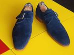 GREVE Suede  schoenen met gesp maat 11( 45), Greve, Verzenden, Blauw, Gespschoenen