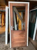 Achterdeur met kozijn, schuurdeur (B83xH211,5) NIEUW, Doe-het-zelf en Verbouw, Deuren en Horren, Ophalen, 80 tot 100 cm, 215 cm of meer