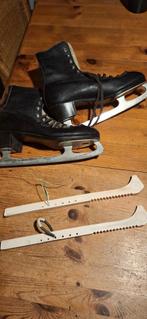 Zwarte leren hockey/kunst schaatsen 44, Ophalen of Verzenden, Zo goed als nieuw, Kunstschaatsen, Overige merken
