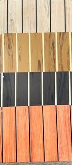 Teak look vinyl 200 cm breed 2mm dik, prijs per str meter., Ophalen, Overige materialen, 30 cm of meer, 50 tot 150 cm