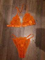 Nieuwe oranje lingerie set van SHEIN mt. L, Shein, Ophalen of Verzenden, Oranje, Setje