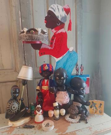 Verzameling van 17 stuks Vintage black-Amerikana ,  beschikbaar voor biedingen